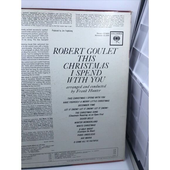 ROBERT GOULET THIS CHRISTMAS I SPEND WITH YOU 1963. Record - Picture 5 of 10